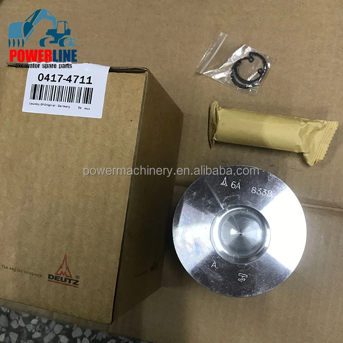 Piezas de motor para DEUTZ, pistón 04174711, F4L1011, F3L1011, F2L1011 ...