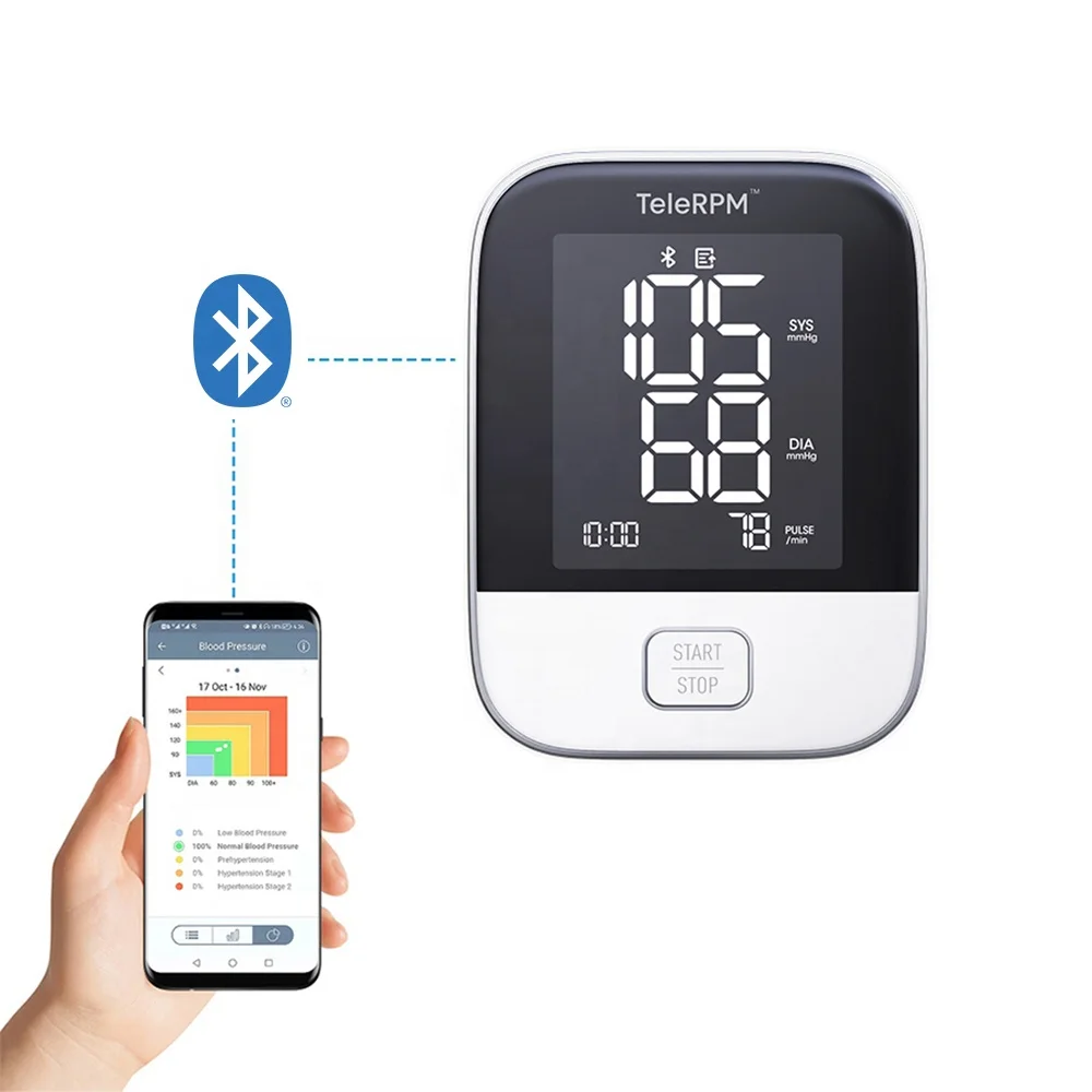 Transtek TeleRPM BLE Smart Blood Pressure Monitor Telemedicine IoT Medical Device Wireless Bluetooth BP Equipment for Home Use