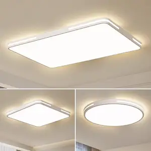 Zeal Lighting Modern Minimalist Led Round Study Ceiling Lamp Dimmable Bedroom ultra Thin Ceiling Lights