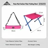 สตูลมินิสีแดงกุหลาบ-คาร์บอนไฟเบอร์ พร้อมท่อสีน้ำเงิน