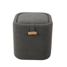 2025 Square Ottoman with Storage Set of Storage Ottoman Stool for Living Room Low Stool