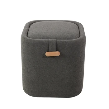 2025 Square Ottoman with Storage Set of Storage Ottoman Stool for Living Room Low Stool