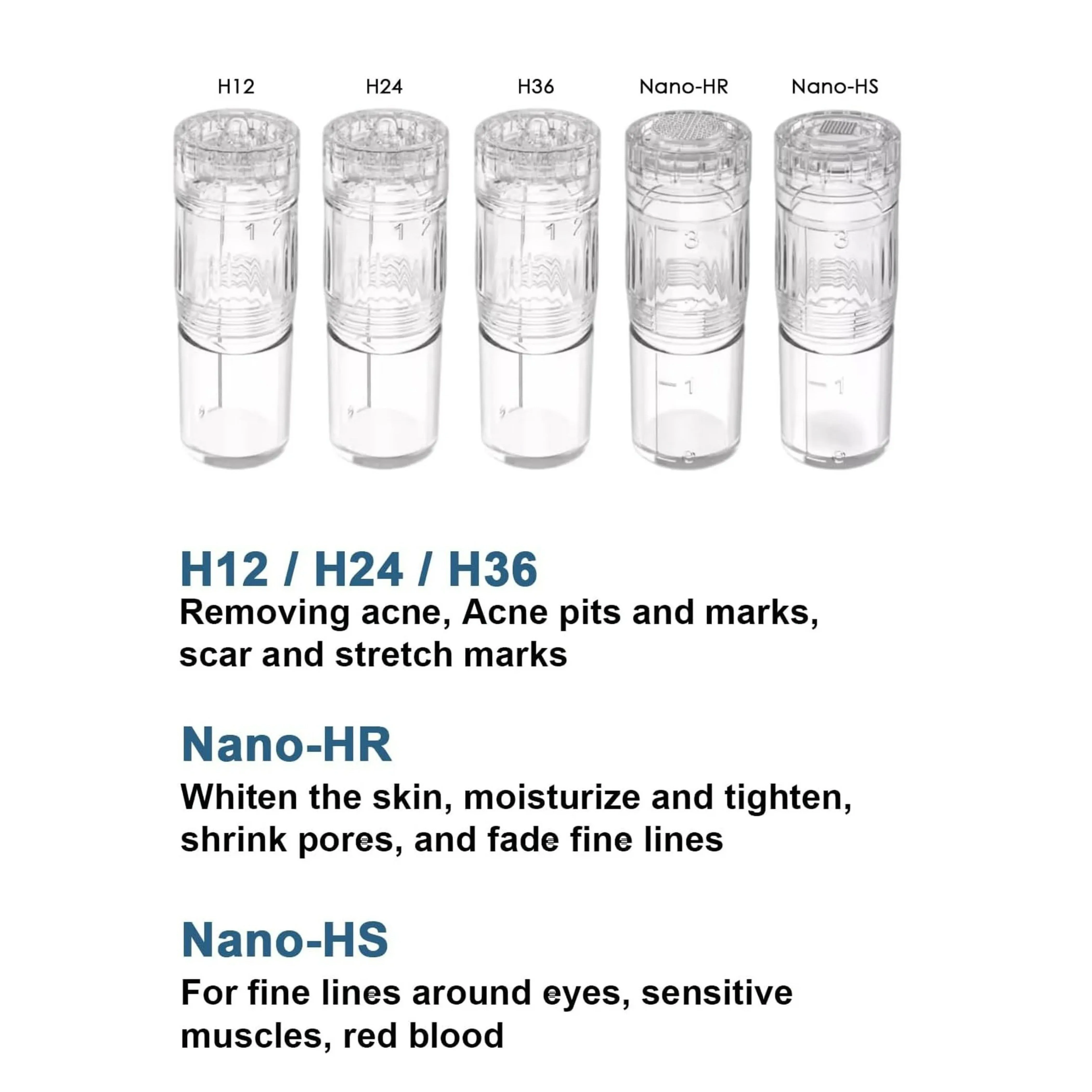 Hydra Pen H3/H5 Replacement Needle Cartridges – H12, H24, H36, Nano-HS & Nano-HR 15 <h1>Professional Replacement Cartridges for Your Hydra Pen Hello Face Hydra.Pen Workflow</h1> <p class="isSelectedEnd">A microneedling device is only part of a professional treatment setup. Having the correct replacement cartridge available helps practitioners prepare the device for different treatment protocols without replacing the entire pen.</p> <p class="isSelectedEnd">With <strong>H12, H24, H36, Nano-HS, and Nano-HR</strong> options, this cartridge range provides a practical way to maintain compatible Hydra Pen H3/H5 equipment and select the cartridge configuration appropriate for each professional skincare application.</p> <strong>Choose your cartridge configuration above and keep your Hydra Pen H3/H5 treatment setup ready for the next appointment.</strong> Hydra Pen H3/H5 Replacement Needle Cartridges – H12, H24, H36, Nano-HS & Nano-HR