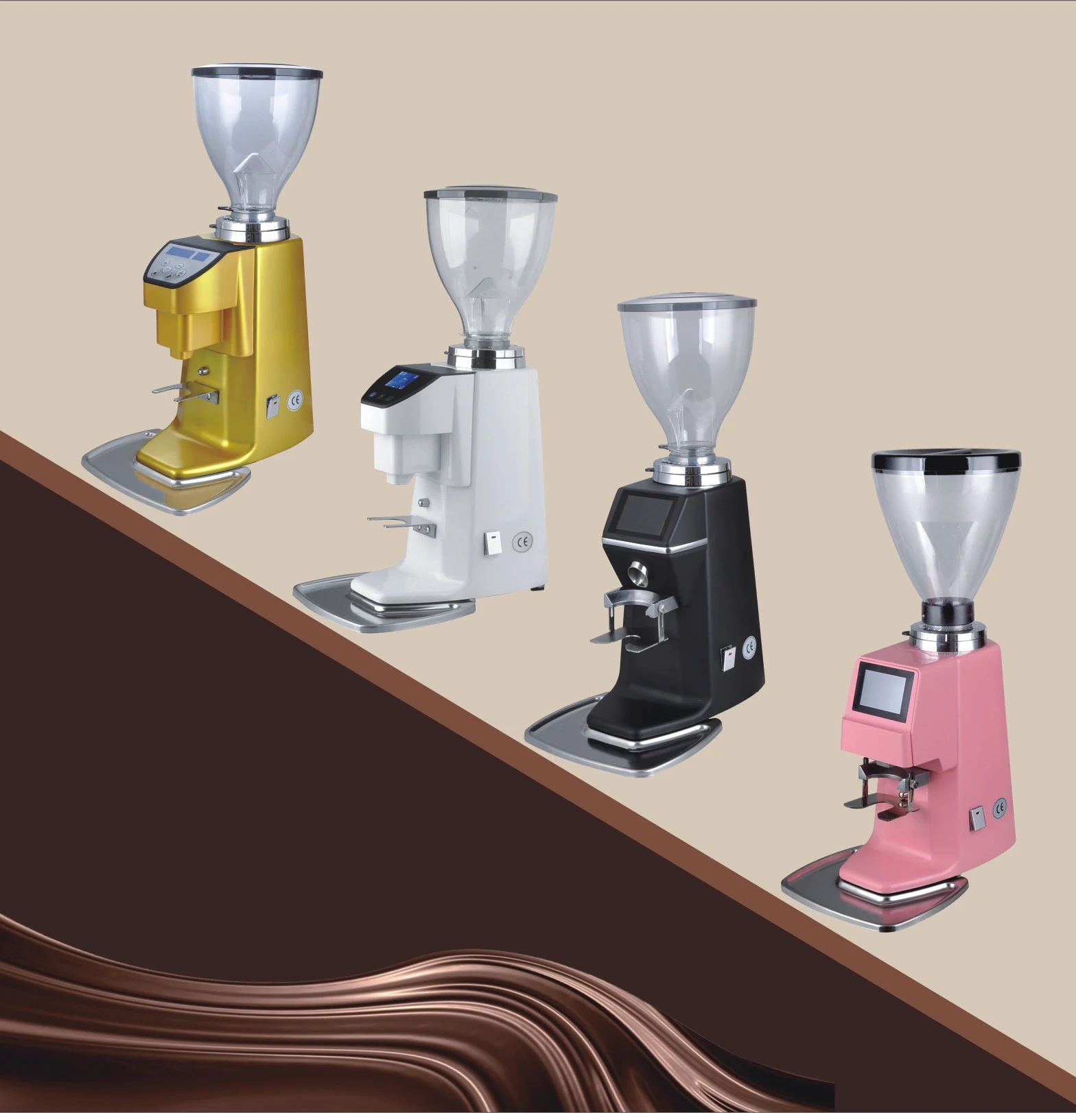 2022 Most Popular Household Espresso Coffee Grinder Titanium Small 64mm