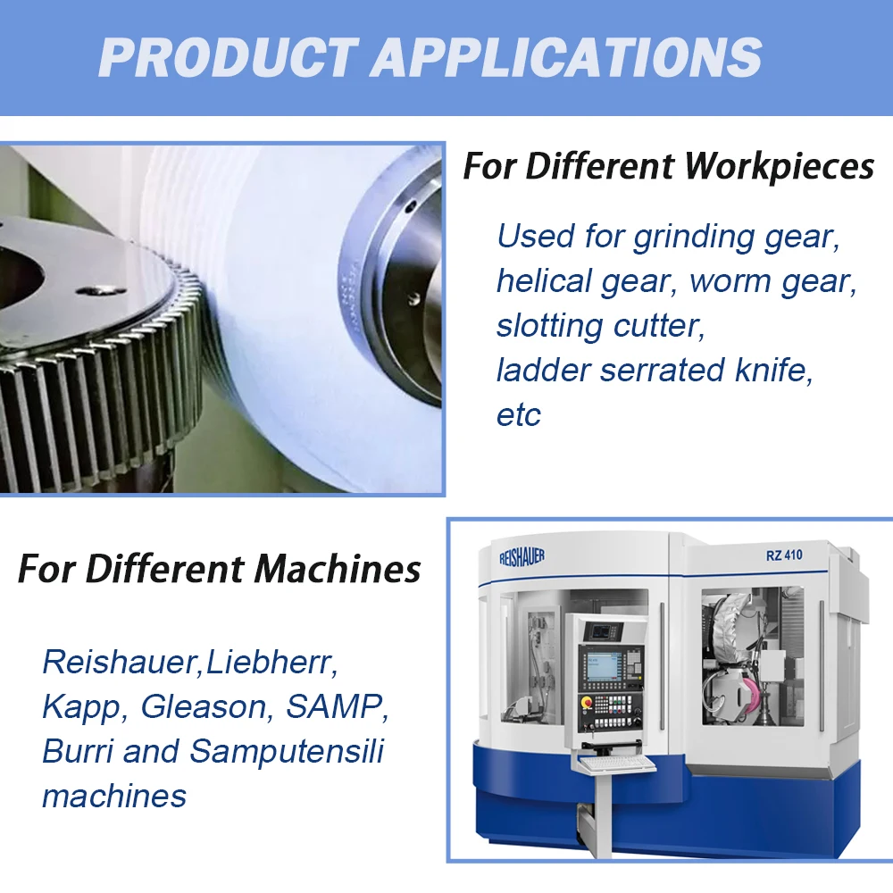 Worm Gear Grinding Wheel Ceramic Bond Sintered Grinding Wheel Gear