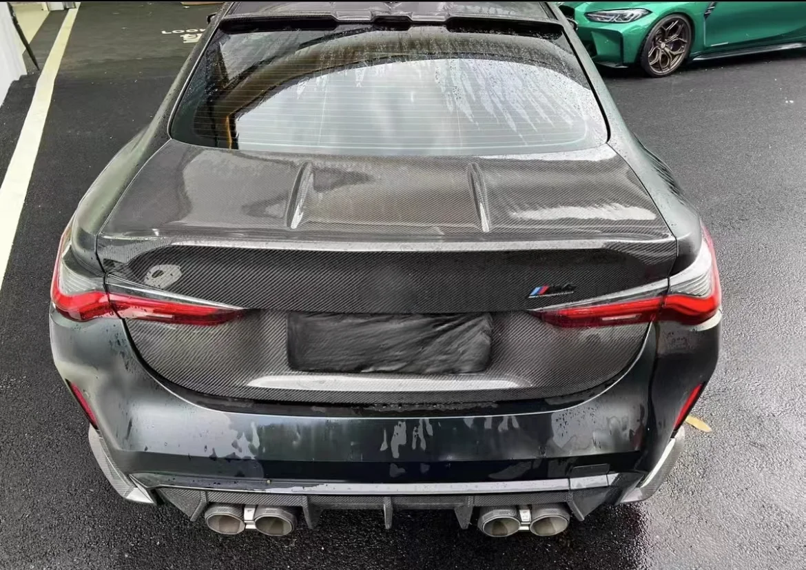 High Quality Csl Style Car Trunk Lid For Bmw M3 M4 G80 G82 Dry Carbon
