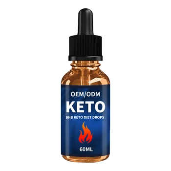 Private Label OEM BHB Keto Diet Drops Weight Loss Slimming Liquid Drops Ketogenic Ketones Supplement