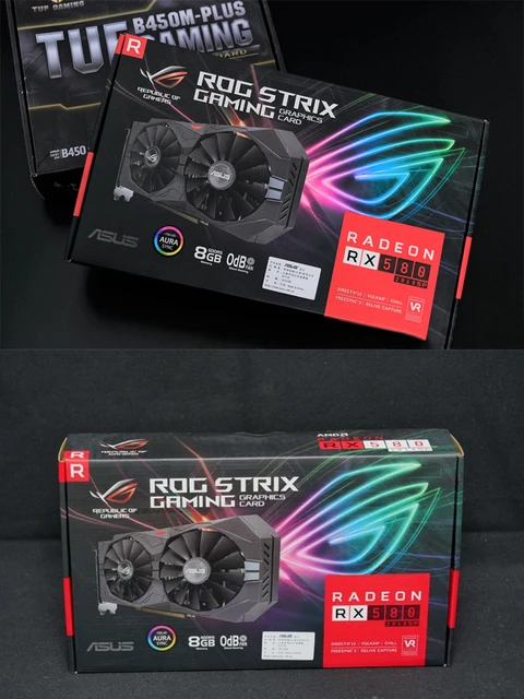 ASUS STRIX RX580 2048SP 8G GAMING 1168-1294MHz 256bit 8G GDDR5