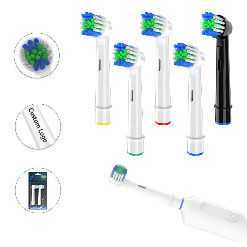 Hot Sell Eco-Friendly Factory Direct EB-17P Replaceable Head Household Toothbrush Head Bristle Toothbrushes Replacement