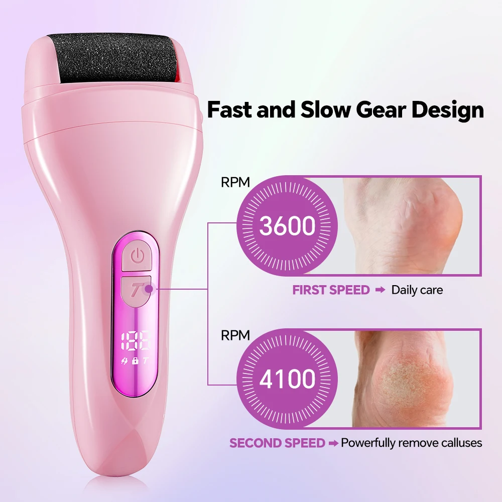 High-Efficiency Electric Rechargeable Foot Scraper Callus Remover and Smoother for Car and Household Use factory