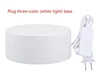 Plug 3 Colors(White Light)