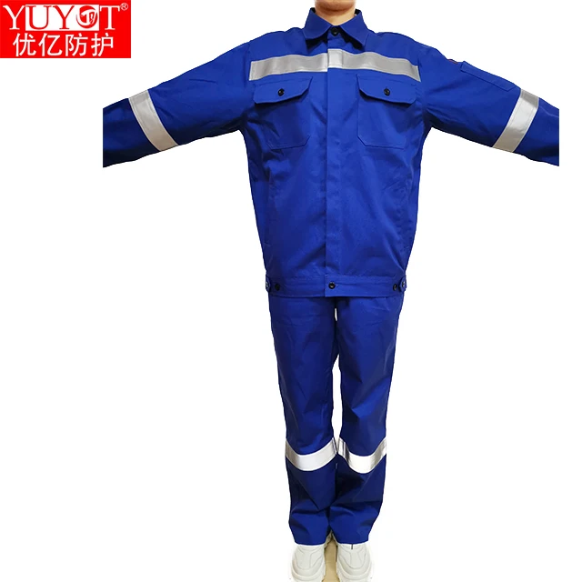 Cotton flame resistant workwear uniform work clothes