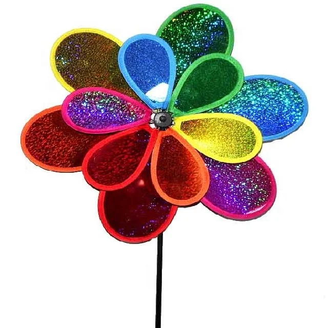 Декоративная мигающая ветряная мельница с