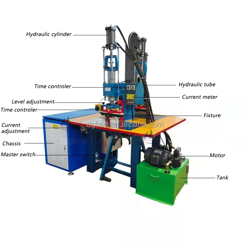 TPU Badge Making Machine 3D Gold Label Forming Machine Hydraulic High Frequency Embossing Welding Machine