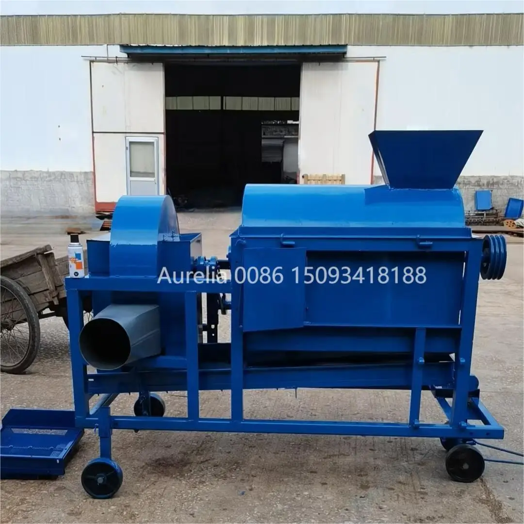 tobacco threshing machine Small Tobacco Thresher Grass Thresher Machine Broad Beans Threshers
