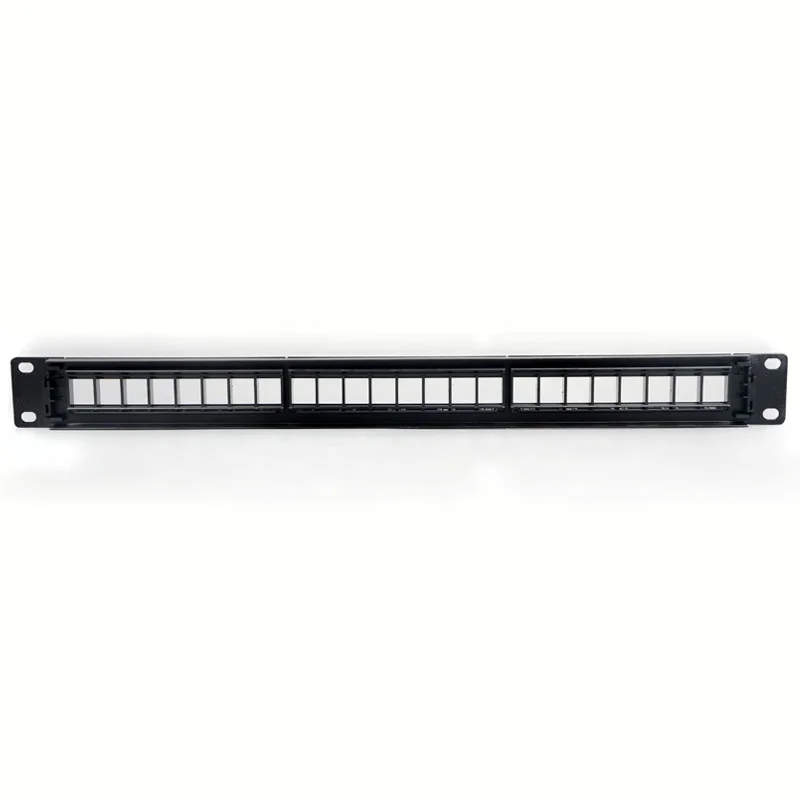 CAT5E CAT6 24 порта UTP сеть 19 дюймов пустая патч-панель Voip пустая рамка неэкранированная распределительная рамка