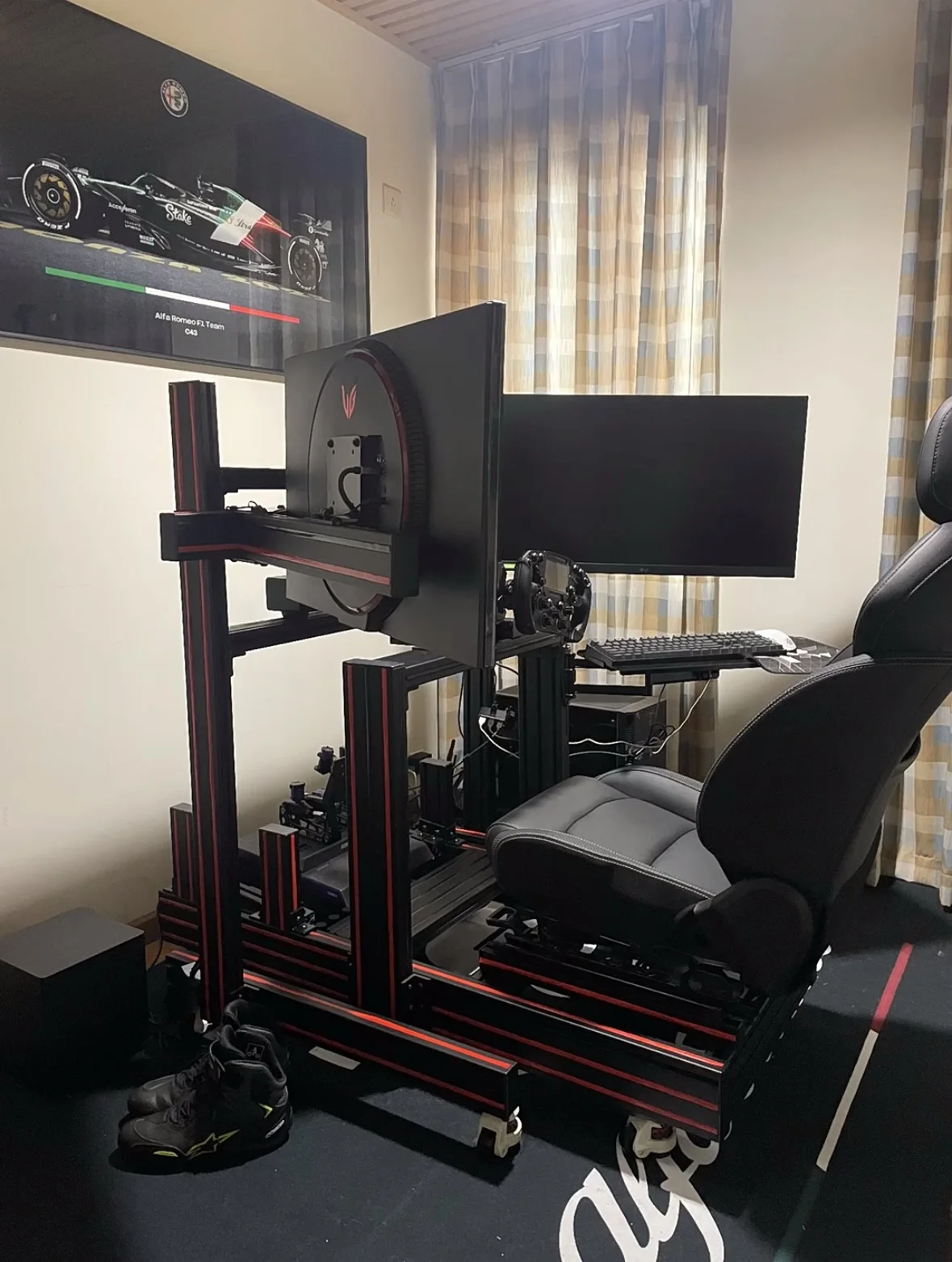 Sim Race Cockpit Aluminum Extrusion Cockpits Aluminium Profile Racing ...