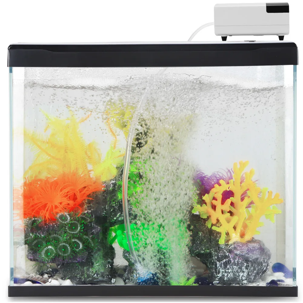 Portable Rechargeable Silent Aquarium Oxygen Pump 12W Plastic ABS Built-in Lithium Battery Fish Tank Air Pumps Accessories product detail 8