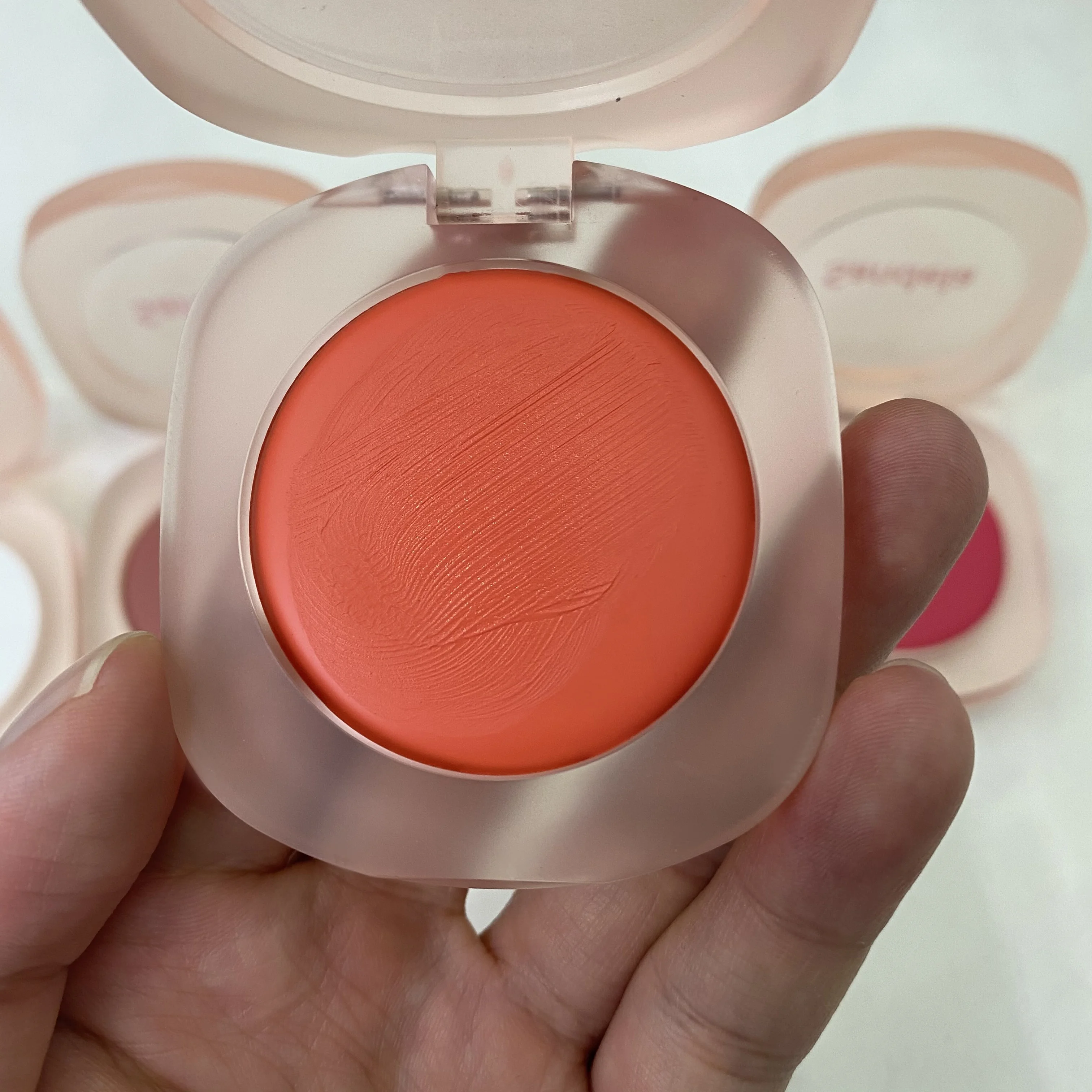 Фирменная торговая марка низкий минимальный заказ дизайн собственного логотипа кремовые гелевые румяна OEM Румяна для