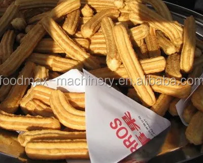 Stainless Steel Churros Machine with Gas Fryer Cabinet 5L Capacity Restaurant Use Milk Included Easy Operation