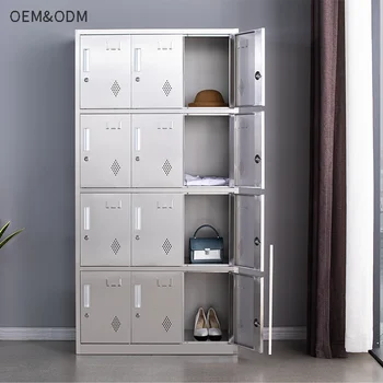 Factory Price Durable Hospital Stainless Steel Wardrobe Changing Room Cabinet