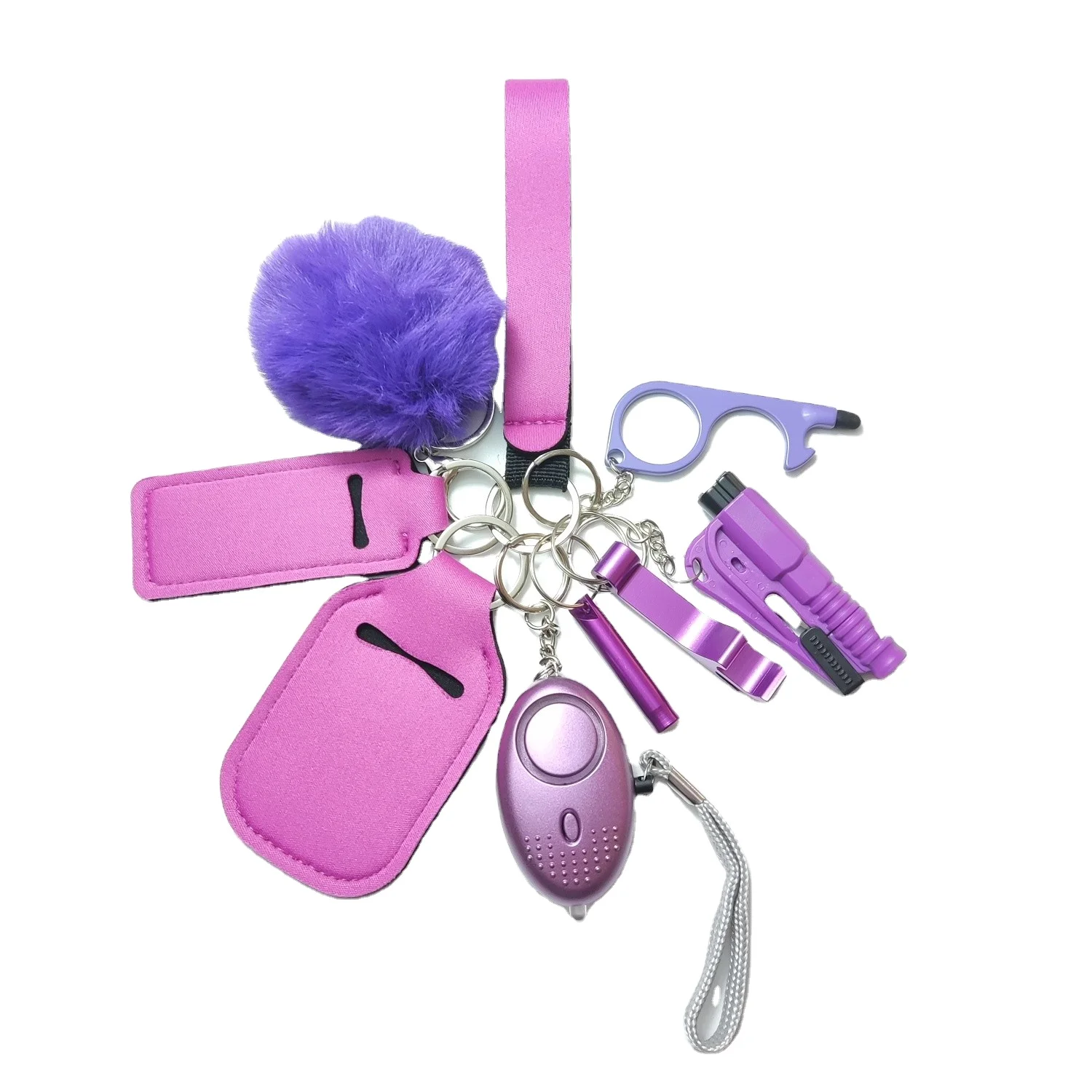 2023 New Hot Sales Self Defense Keychain In Bulk Aluminum Accessories