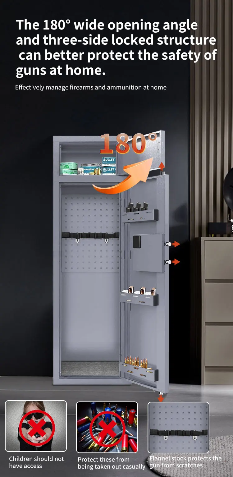 CEQSAFE High-end Home Security Box Fire Burglary Resistant Gun Safe Big Gun Safe Box details