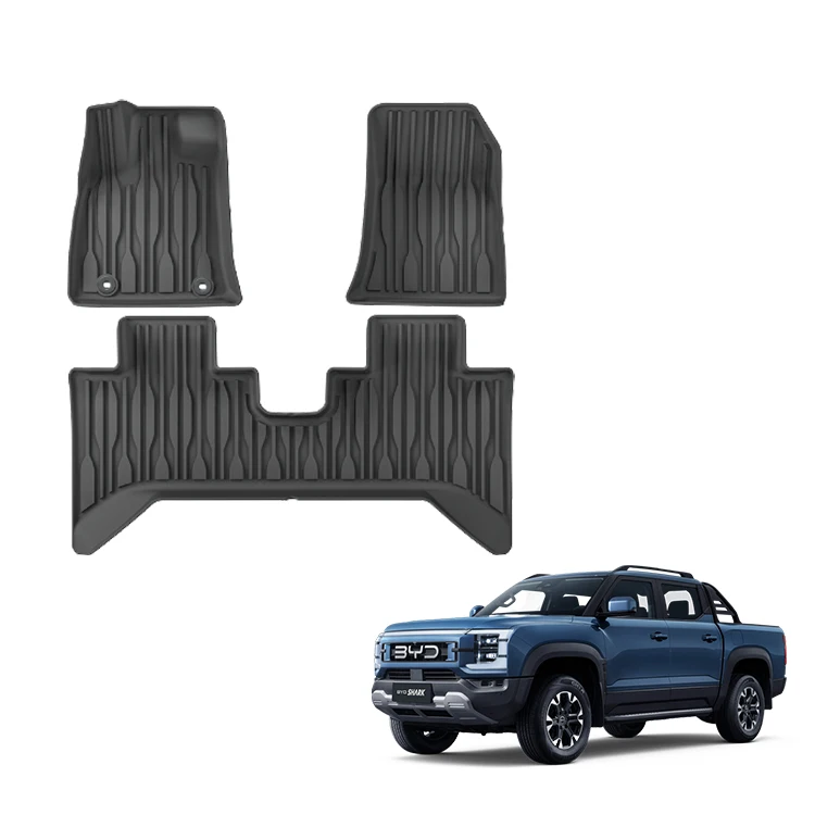 Car Mats for BYD Shark 6 Cars Floor Mats Shark Cars Floor Mats Waterproof Anti Slip Tpe Auto Floor Pad Interior Accessory