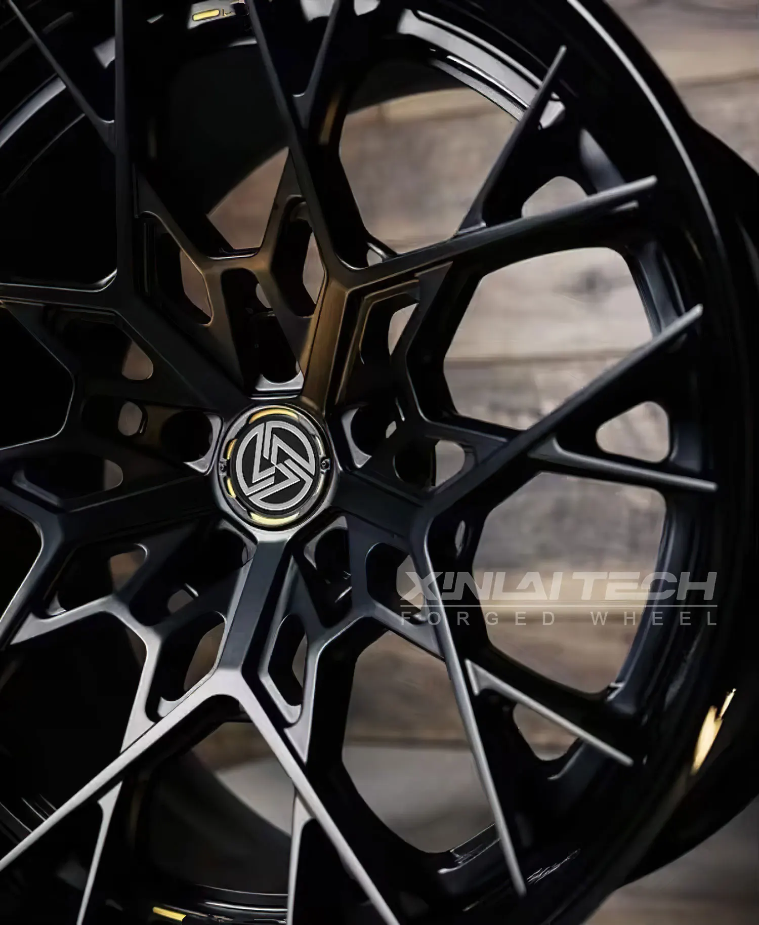 XL Custom Forged Wheels PCD 5x112 5x114.3 5x120 Passenger Car Wheels Integral Gloss Black Car Wheels Rims - Image 4