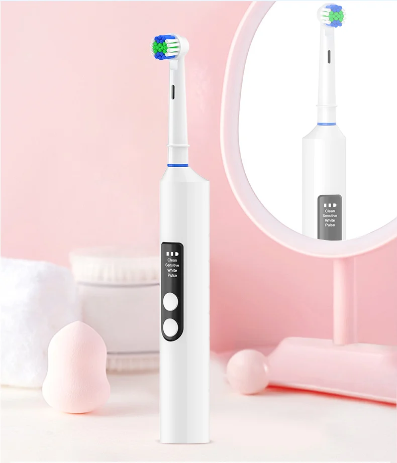 2024 Hot Selling Wholesale Custom High Quality Travel Cleaning Whitening Smart Rechargeable rotating electric toothbrush details