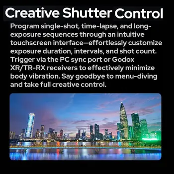 Godox X3Pro C/N/S Trigger Wireless Flash Highspeed TTL Automatic Synchronous High-definition OLED Touchscreen for Nikon Canon product image