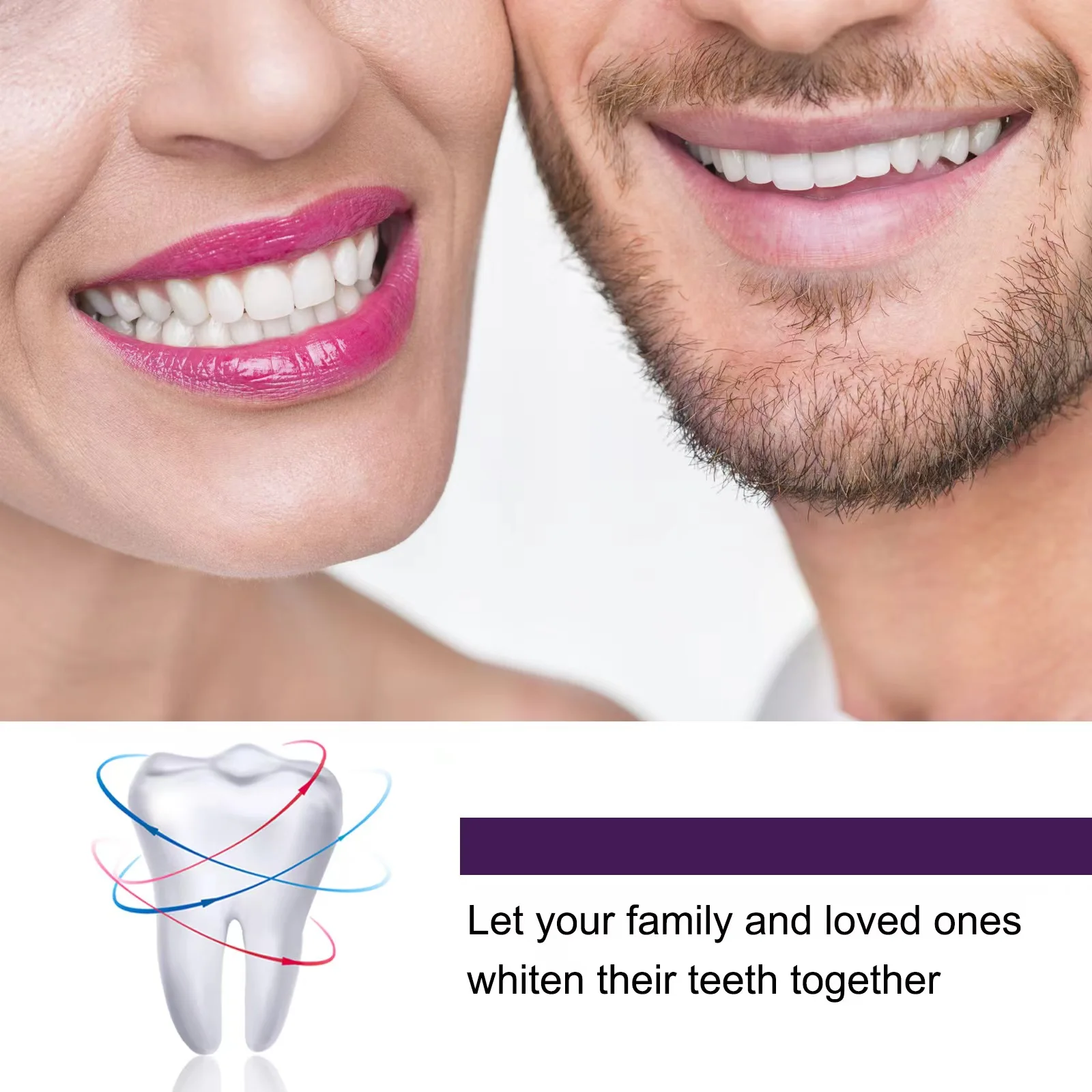 EELHOE Purple Corrector Cleaning and Whitening of Yellow Teeth Whitening Toothpaste
