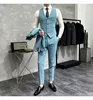 Blazer blu cielo e pantaloni