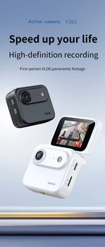 4K WiFi Waterproof Sport Action Camera with 143 Wide-angle Lens Image Stabilization Flip Screen 30M Underwater Protection detail image