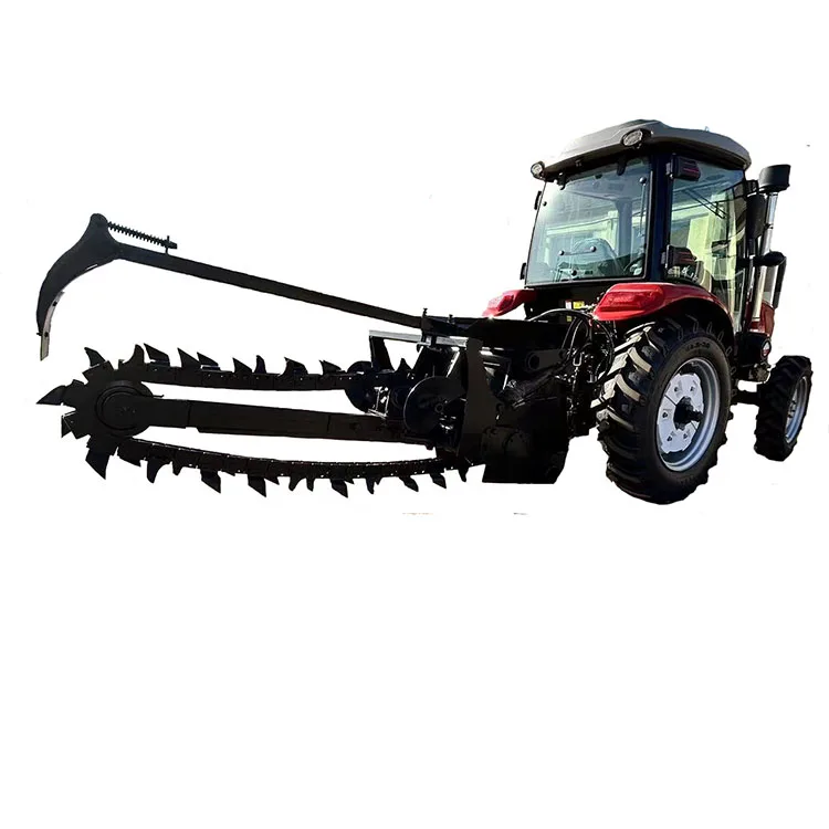 Trench Machine Professional Agricultural Trench Digging Machine Road Digging Chain ...