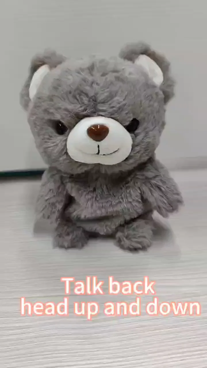 Voice Interactive Teddy Bear 5.5inch Talking Toys Stuffed Animal