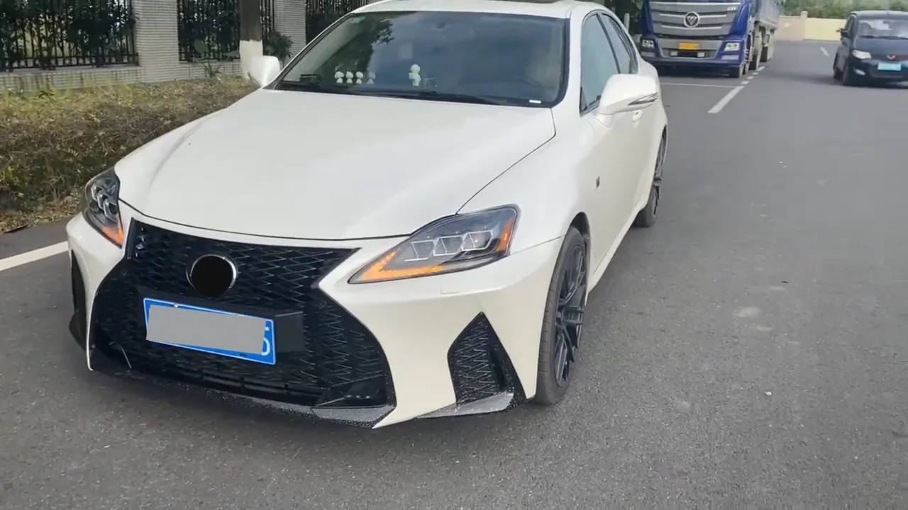 Facelift Upgrade To 2021 Is250 Headlight Bodykit Grille Bumper Set For
