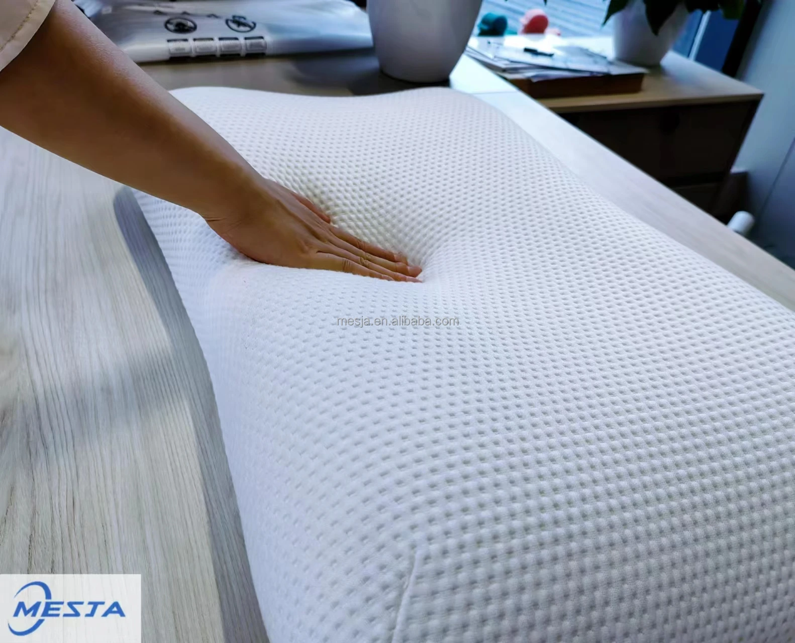 Protect Shoulder And Neck Orthopedic Design Memory Foam Smooth Luxurious Pillow Buy Memory Fom