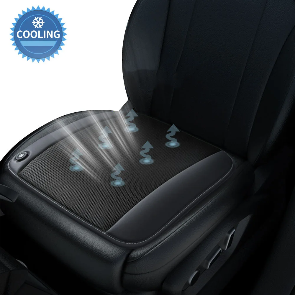 12V Car Ventilating Cushion Cooling Car Seat Cover With Fan Summer Fan Seat Cover Cooling Car Seat
