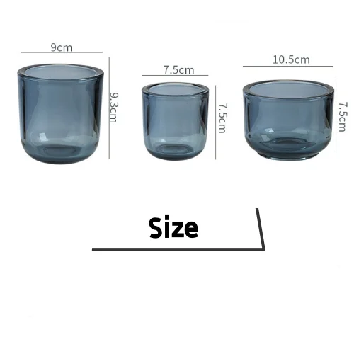 Custom Luxury 8oz 10oz 12oz Round Wide Empty Frosted Candle Jar With ...