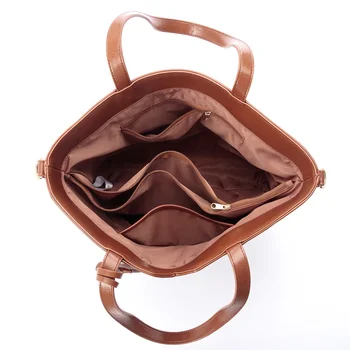 Large capacity PU Leather Shoulder Messenger Bags women handbags ladies tote bags customized bag