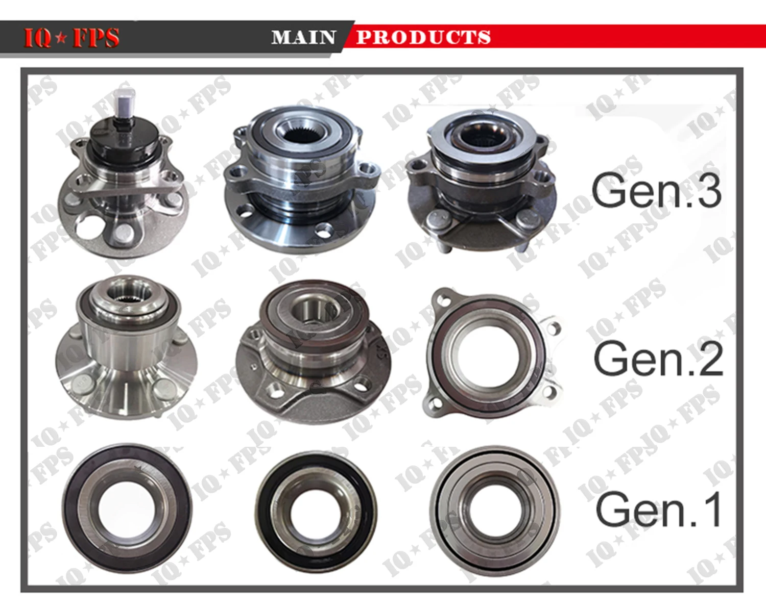 High Precision Front Car Wheel Hub Bearing Dac54900050abs 1649810106