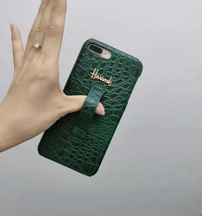 
 Роскошные аксессуары для телефонов Жесткий Чехол из крокодиловой кожи для iPhone 8 Plus  