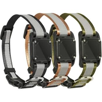 Pet Dog Collar with Protective Locator Case Tracker Personalized Nylon Collar Padded Source Factory