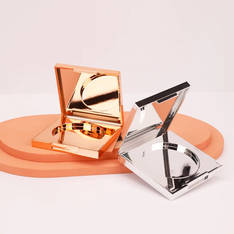 PC7038-A Eco-friendly Empty Eyeshadow and Blush Case,eyeshadow Palette Plastic Case,empty Eyeshadow Palette Container case With Mirror