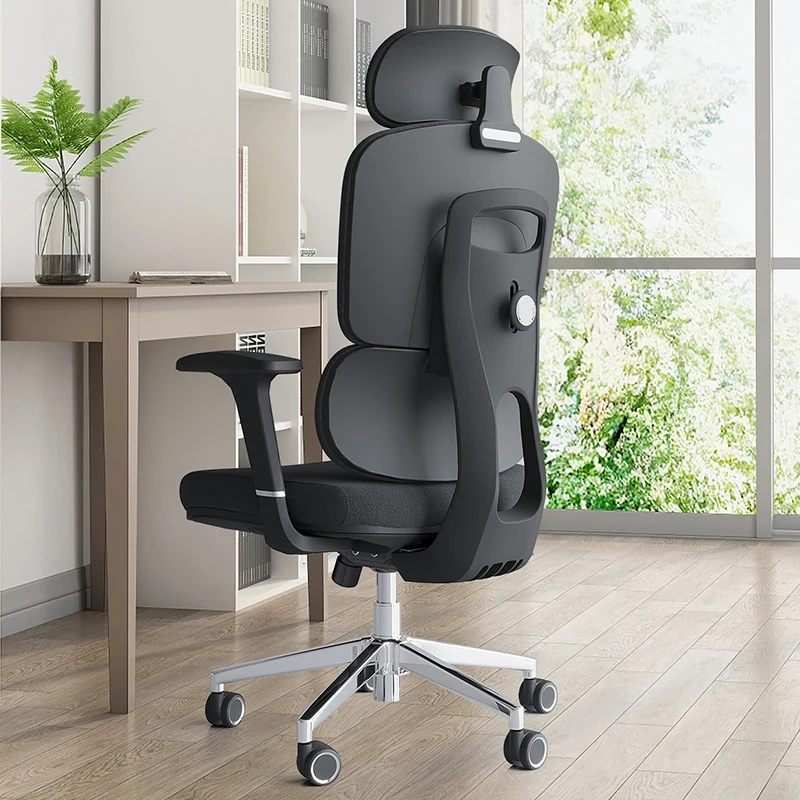Pink Executive Mesh Recliner Computer Chairs Fabric High Back Ergo with Lumbar Support Swivel White Office Chairs