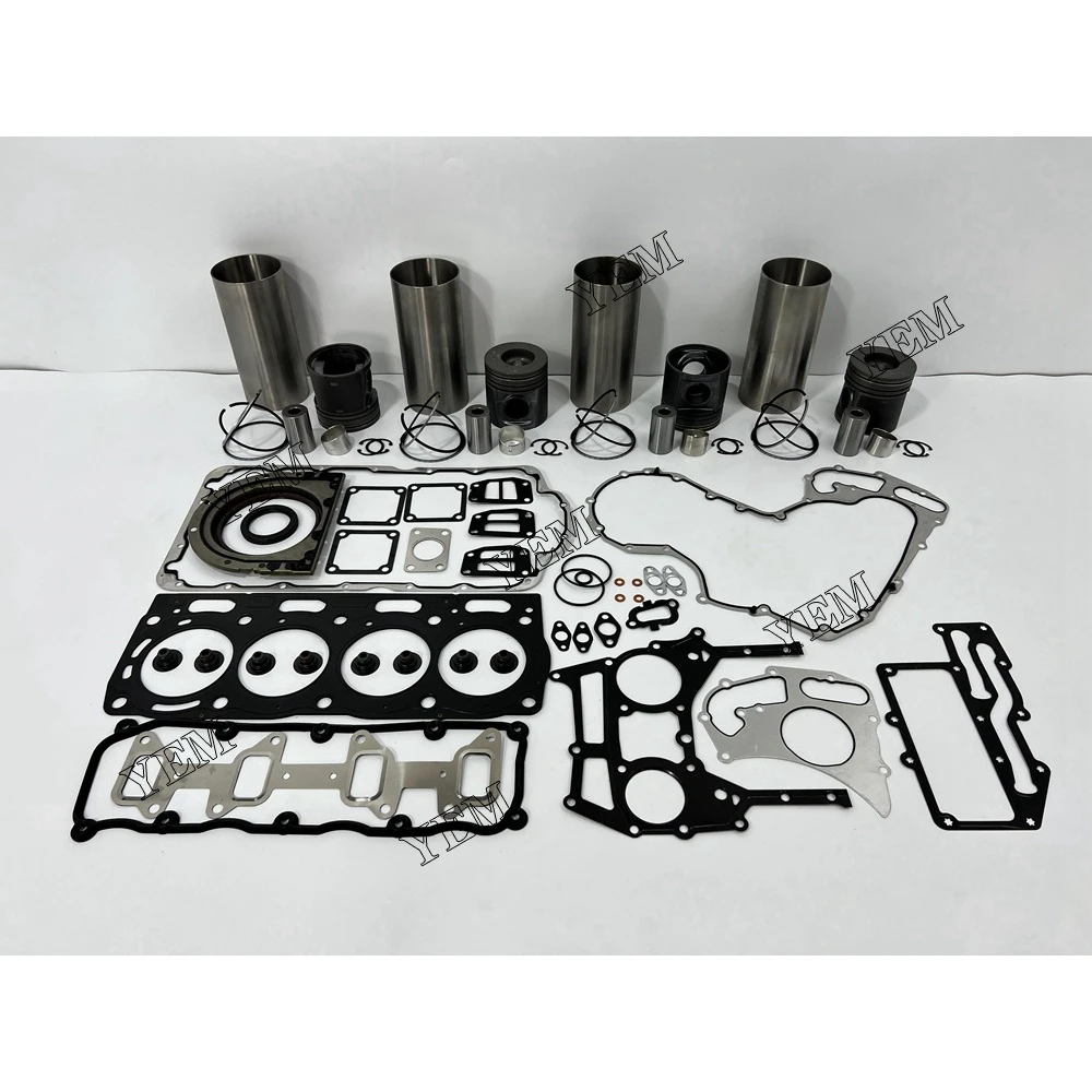 1104 Overhaul Kit With Full Gasket Set Piston Ring Liner for Perkins