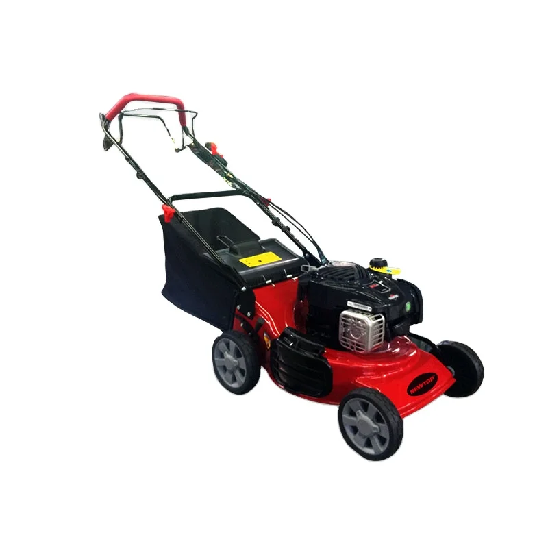 Two Wheel Grass Trimmer Hand Push Petrol Lawn Mower for Sale