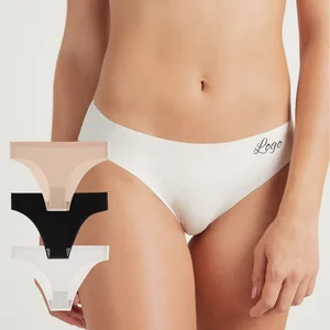 Cheap Price Wholesale Soft Thin Fabric Women's Seamless Briefs Low-rise Sexy Half Pack Hip Brazilian Panties Briefs for Women