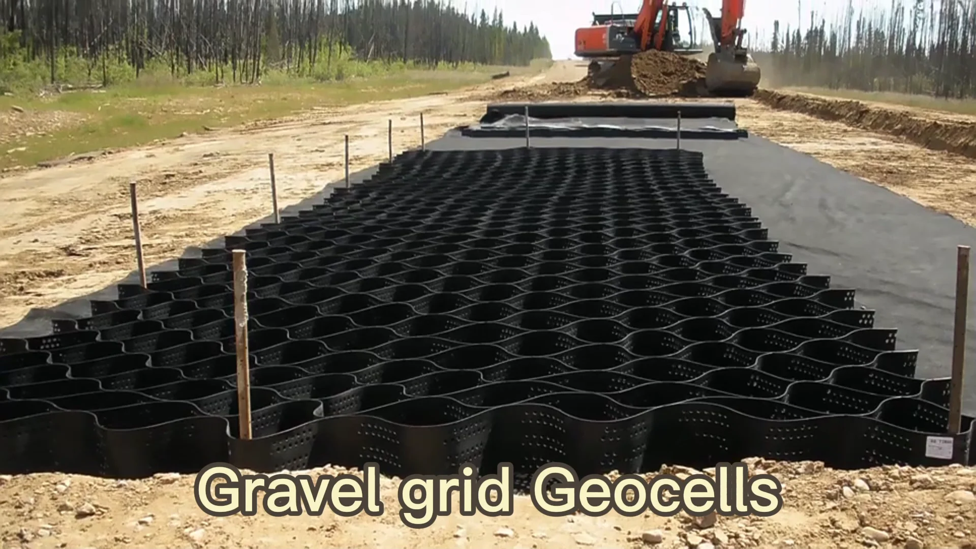 50mm Hdpe Geocell Cellular Confinement System Geocell For Erosion ...